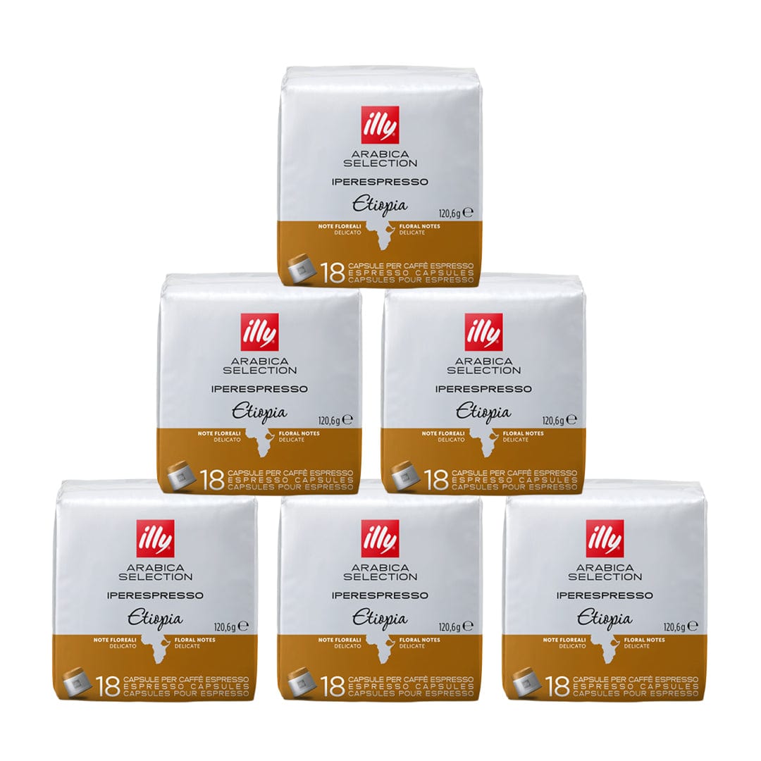 illy Kapsulas 1 kaste - 108 gab Kafijas kapsulas Illy IperEspresso, Arabica Selection Ethiopia