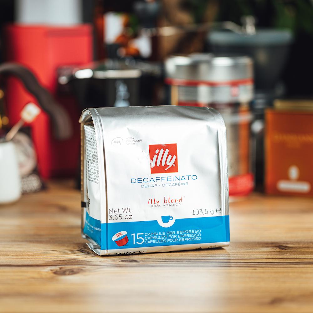 illy Kapsulas Kafijas kapsulas illy MPS, Espresso Bezkofeīna, 15gab