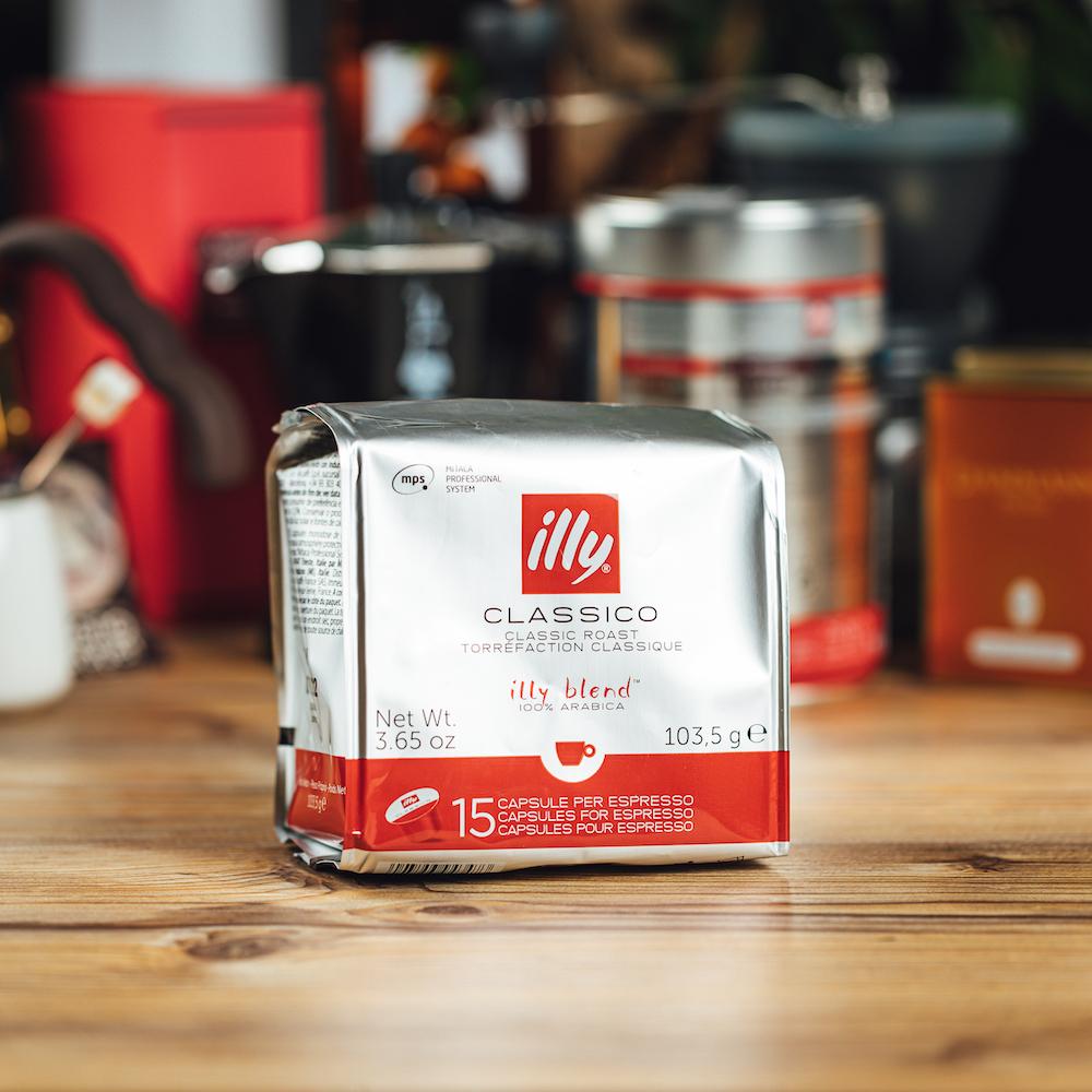 illy Kapsulas Kafijas kapsulas illy MPS, Espresso, Vidēji grauzdēta, 15gab