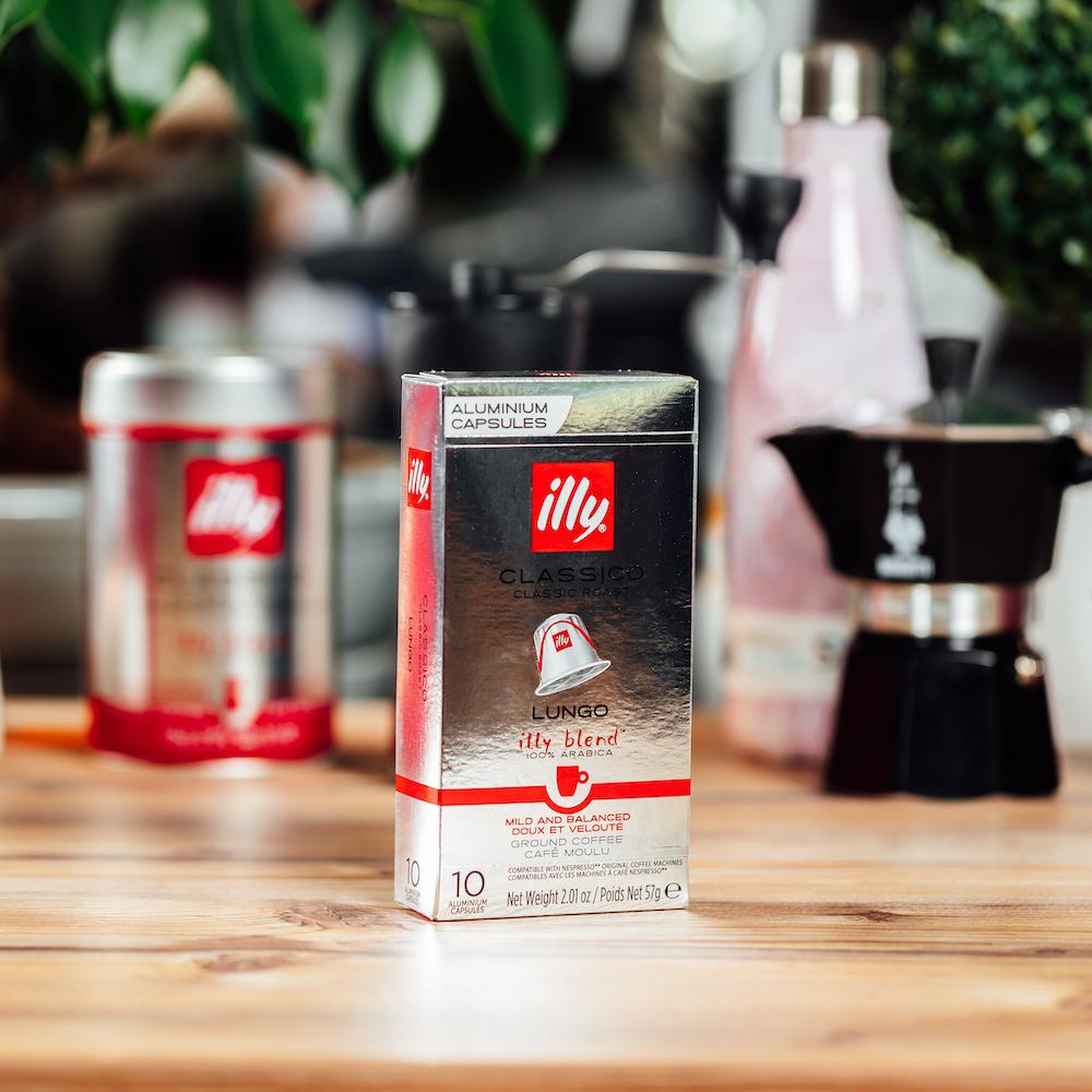 illy Kapsulas Kafijas kapsulas Illy NESPRESSO, Lungo - melnai kafijai, 10 gab