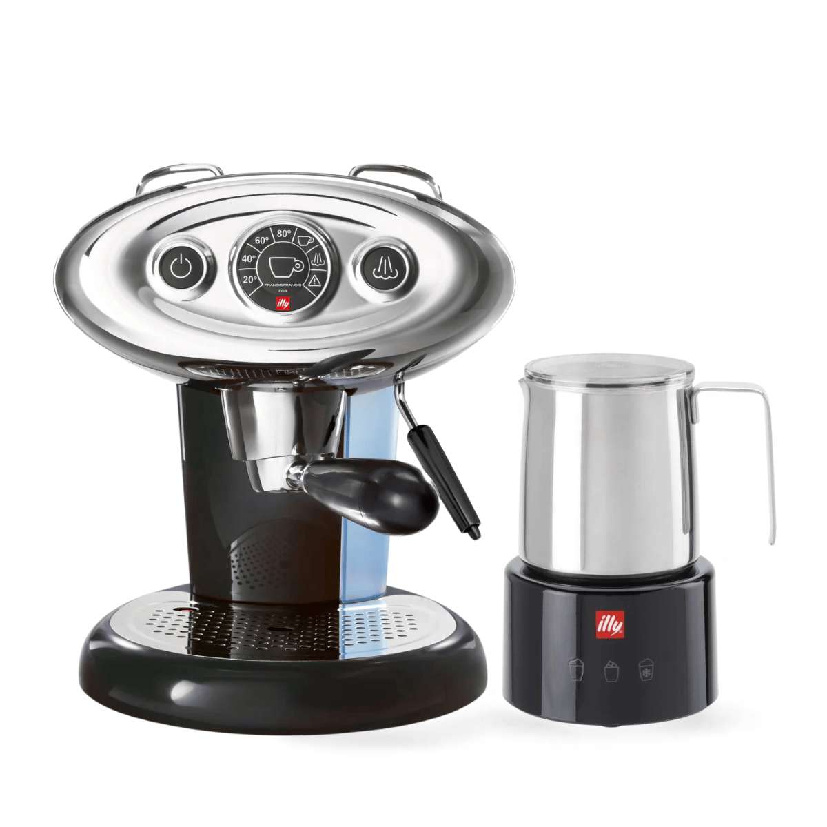 illy Kapsulu automāti Melns / Melns Kafijas automāta Illy X7 komplekts