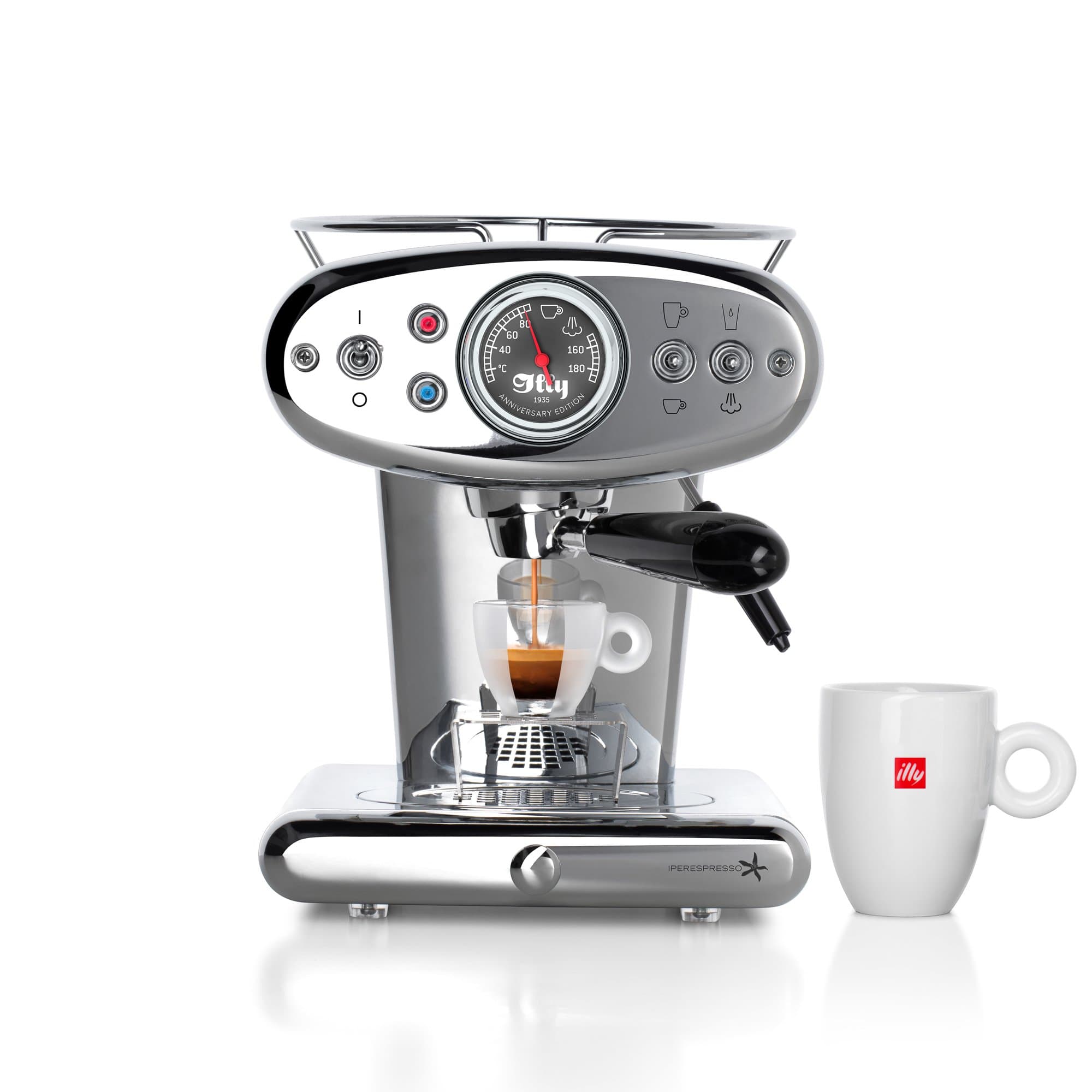 illy Kapsulu automāti Kafijas automāts illy X1 Anniversary, Eco Mode, Hromēts