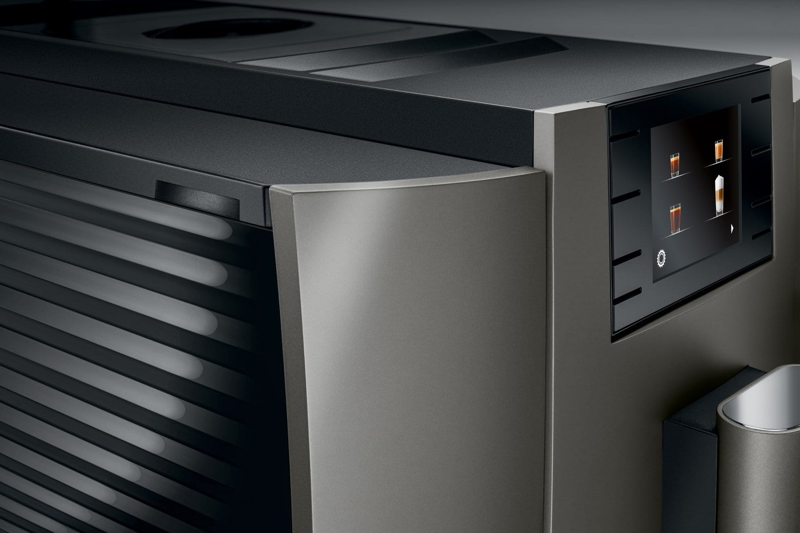 Jura Pupiņu automāti Jura kafijas automāts, E8 Dark Inox (EB)