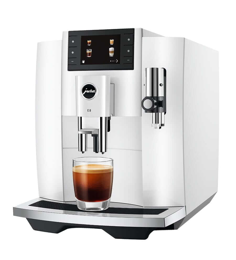 Jura Pupiņu automāti JURA kafijas automāts, E8 Piano White (EC)