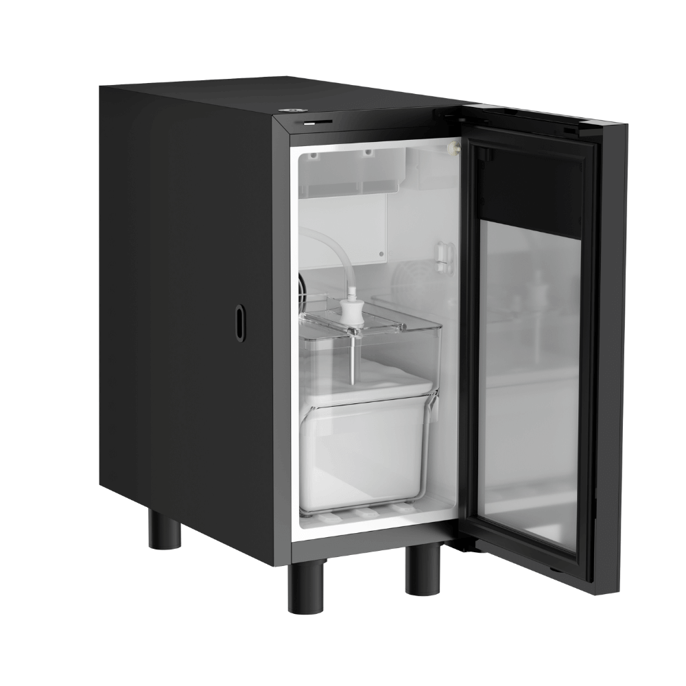 Kalerm Pupiņu automāti Kalerm piena ledusskapis C5, melns