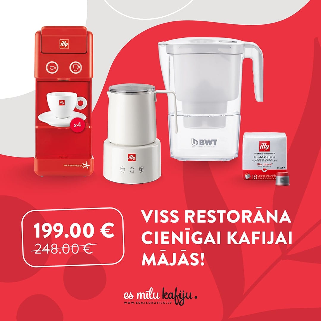 Illy kafijas automāta komplekts ar kapsulām