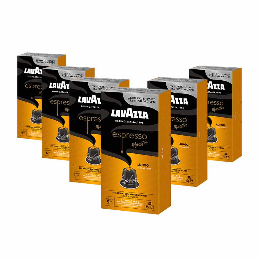 Lavazza Kapsulas Nespresso Lavazza Lungo kafijas kapsulas 6X10gb