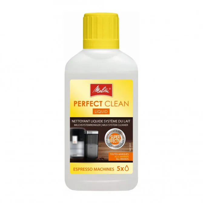 Melitta Kopšanas līdzekļi Melitta Perfect Clean piena sistēmas tīrīšanas šķidrums, 250ml