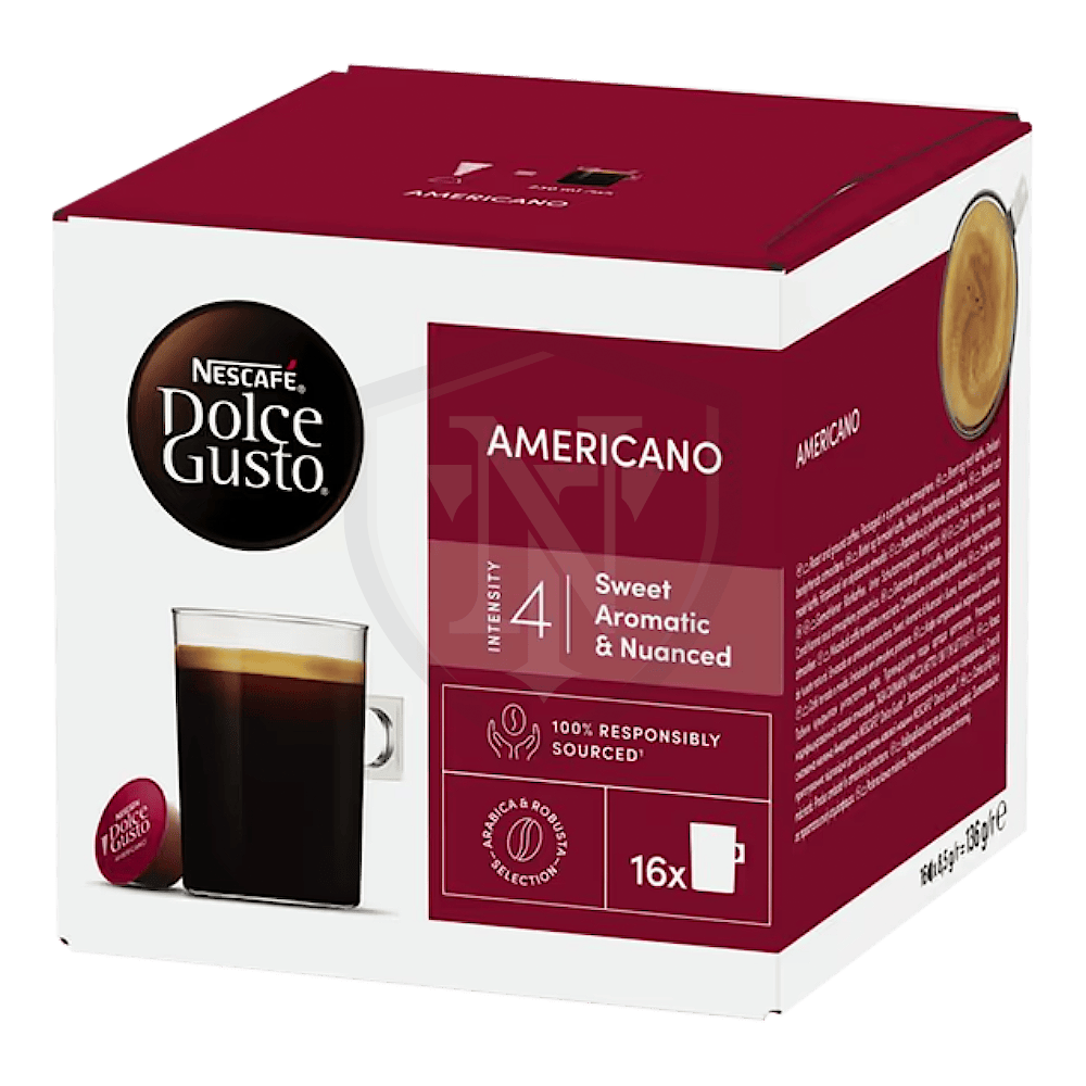 Nescafe Kapsulas Nescafe Dolce Gusto kafijas kapsulas Americano 16gb