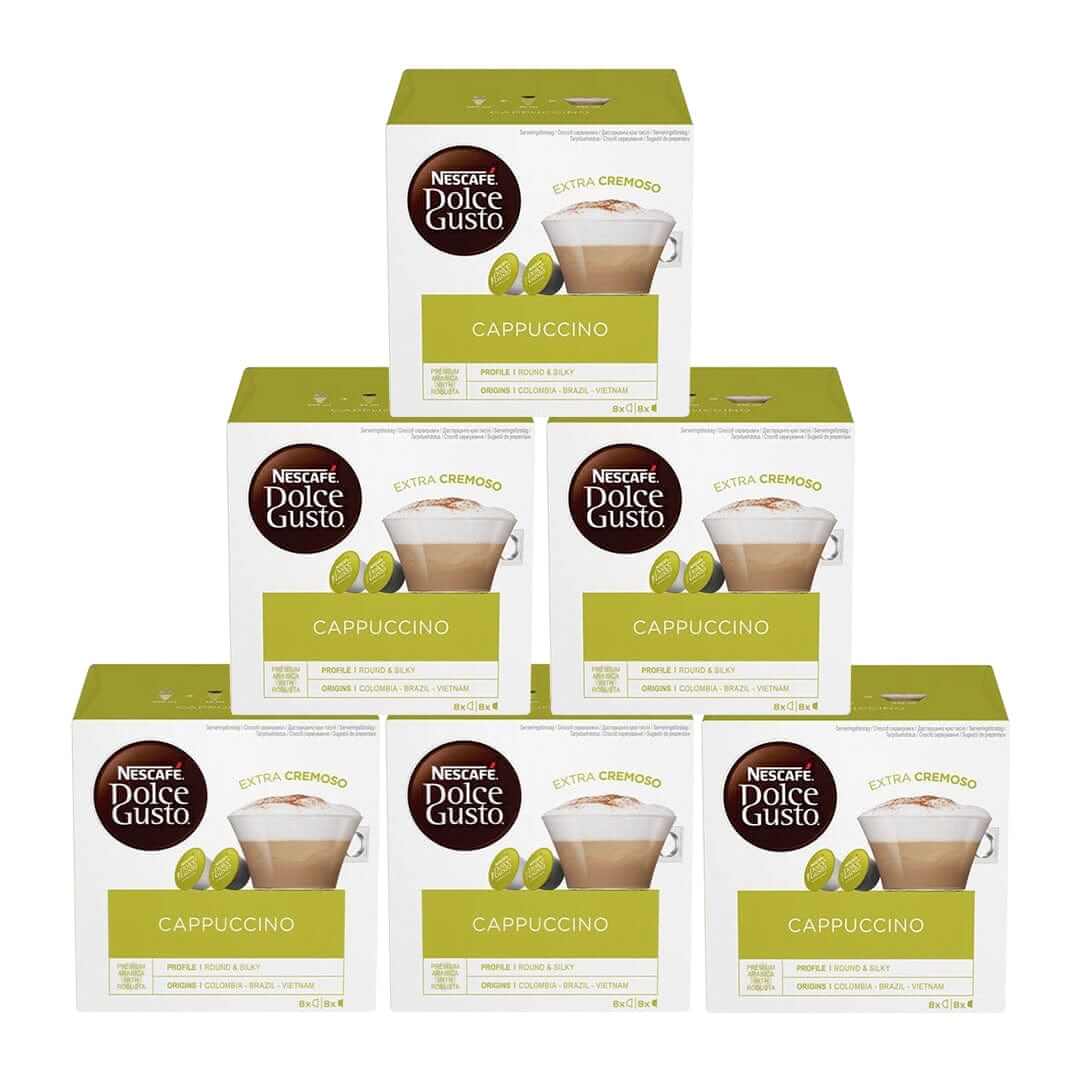 Nescafe Kapsulas Nescafe Dolce Gusto kafijas kapsulas Cappuccino 6X16gab