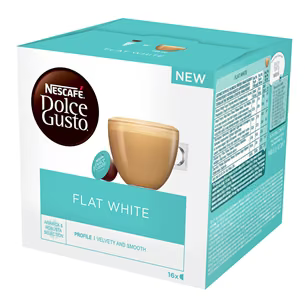 Nescafe Kapsulas Nescafe Dolce Gusto kafijas kapsulas flat white 16gab