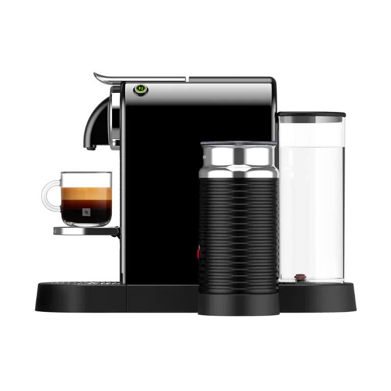 NESPRESSO Kapsulu automāti Kafijas aparāts Nespresso CITIZ & aeroccino 3 bundle, melns