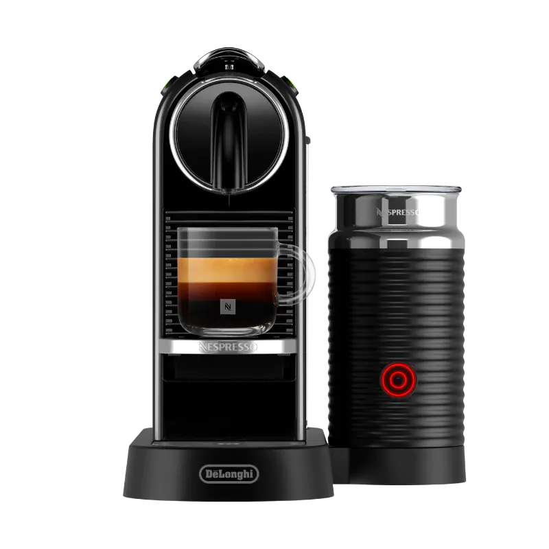 NESPRESSO Kapsulu automāti Kafijas aparāts Nespresso CITIZ & aeroccino 3 bundle, melns