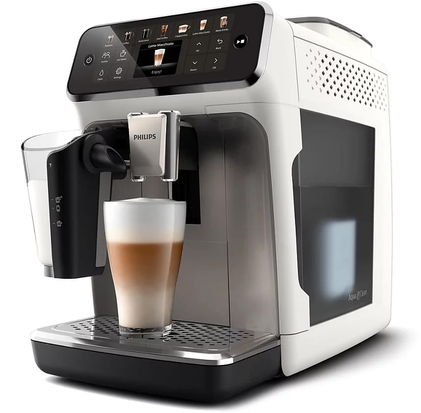 Philips Pupiņu automāti Kafijas automāts PHILIPS EP4443/70 Super-Automatic Espresso, balts