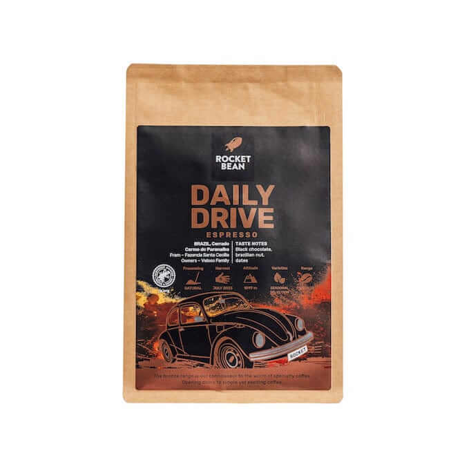 Rocket Bean Roastery Kafijas pupiņas Kafijas pupiņas RBR Daily Drive, Brazil Cerrado, RFA, 200g