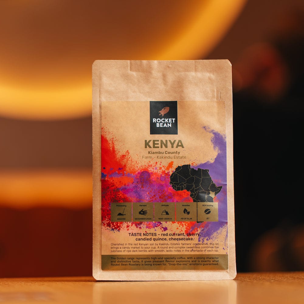 Rocket Bean Roastery Kafijas pupiņas Kafijas pupiņas RBR Kenya, Kiambu, Mazgātas , 200g