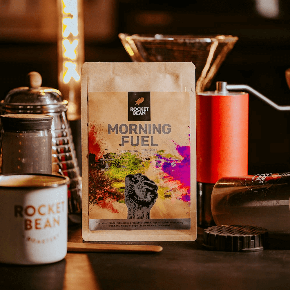 Rocket Bean Roastery Kafijas pupiņas Kafijas pupiņas RBR Morning Fuel, Filter Blend, 200g