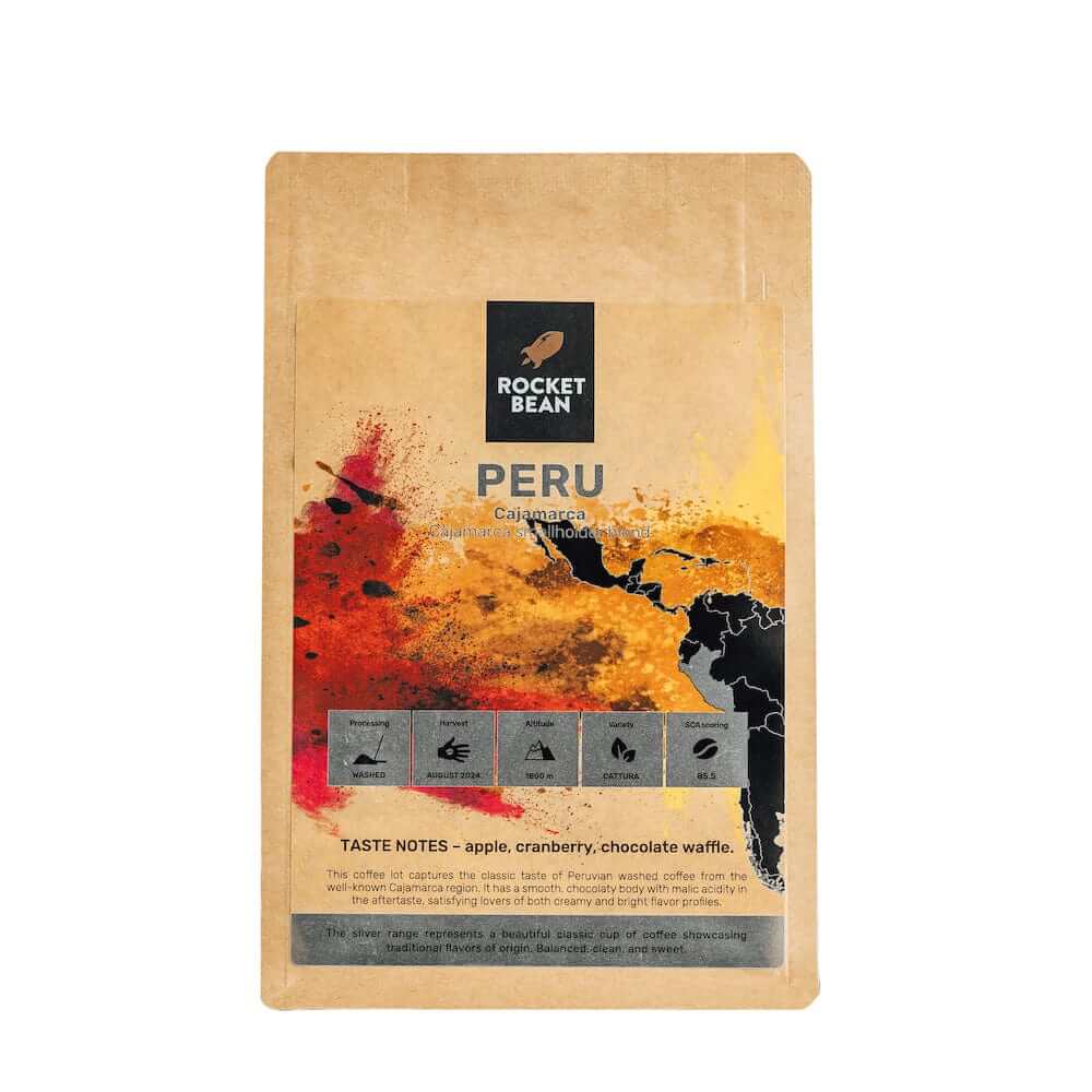 Rocket Bean Roastery Kafijas pupiņas Kafijas pupiņas RBR Peru, Cajamarca, Washed, 200g