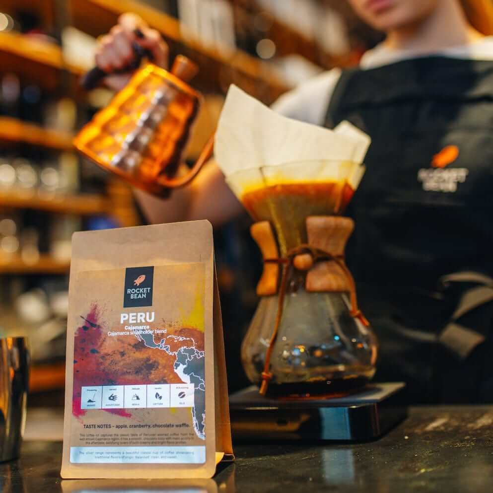 Rocket Bean Roastery Kafijas pupiņas Kafijas pupiņas RBR Peru, Cajamarca, Washed, 200g