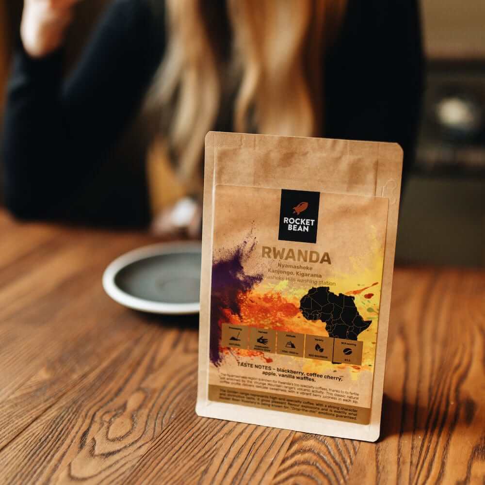 Rocket Bean Roastery Kafijas pupiņas Kafijas pupiņas RBR Rwanda, Nyamasheke Hills, Natural, 200g