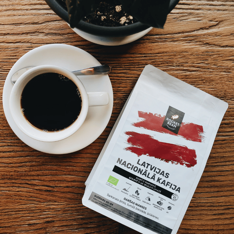 Rocket Bean Roastery Kafijas pupiņas Latvijas Nacionālā kafija, 200g, Rocket Bean Roastery