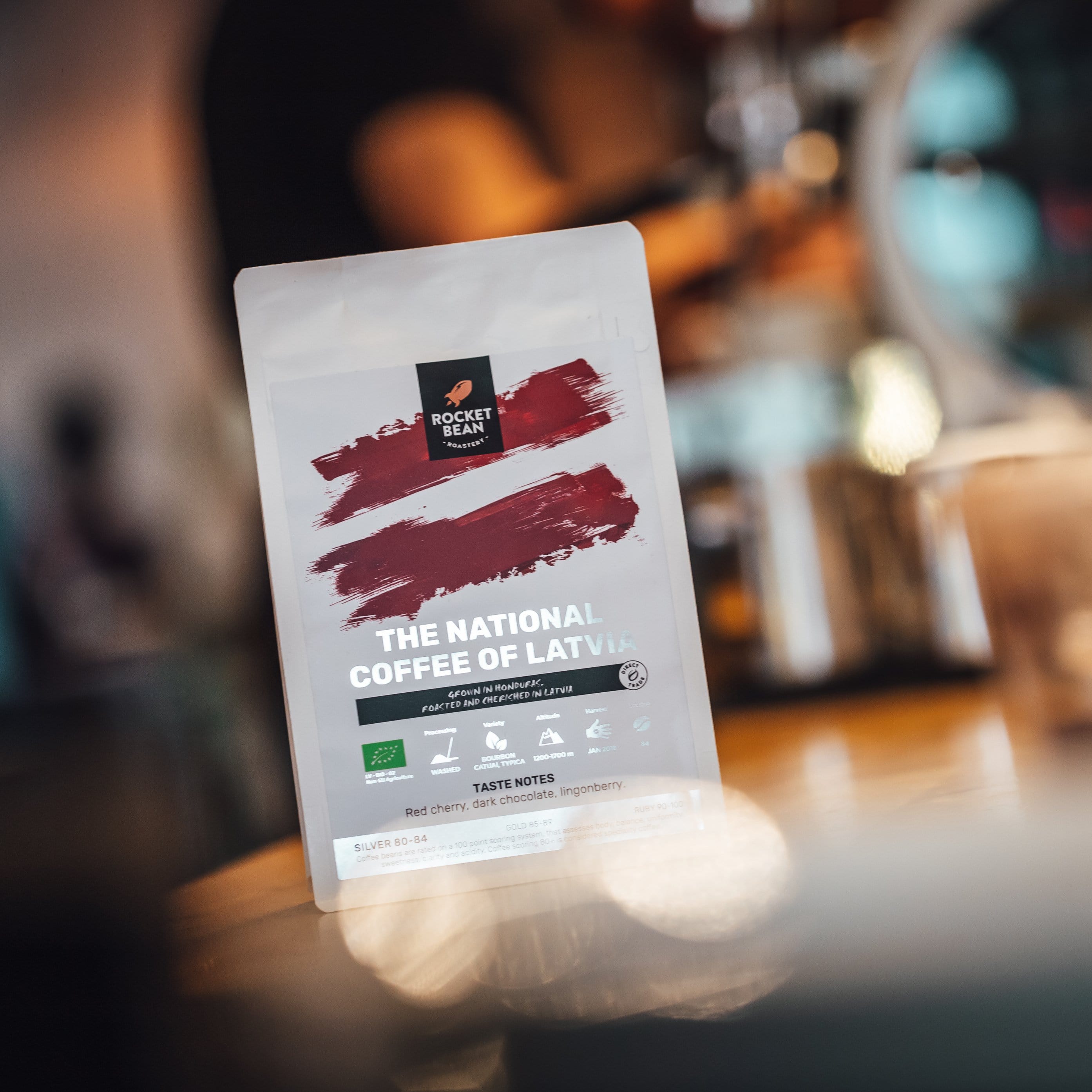 Rocket Bean Roastery Kafijas pupiņas Latvijas Nacionālā kafija, 200g, Rocket Bean Roastery