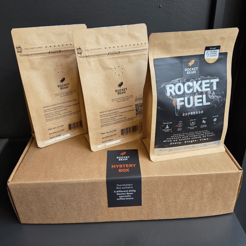 Rocket Bean Roastery Kafijas pupiņas Rocket Bean Mystery Box, 3x200g Specialty kafijas pupiņas