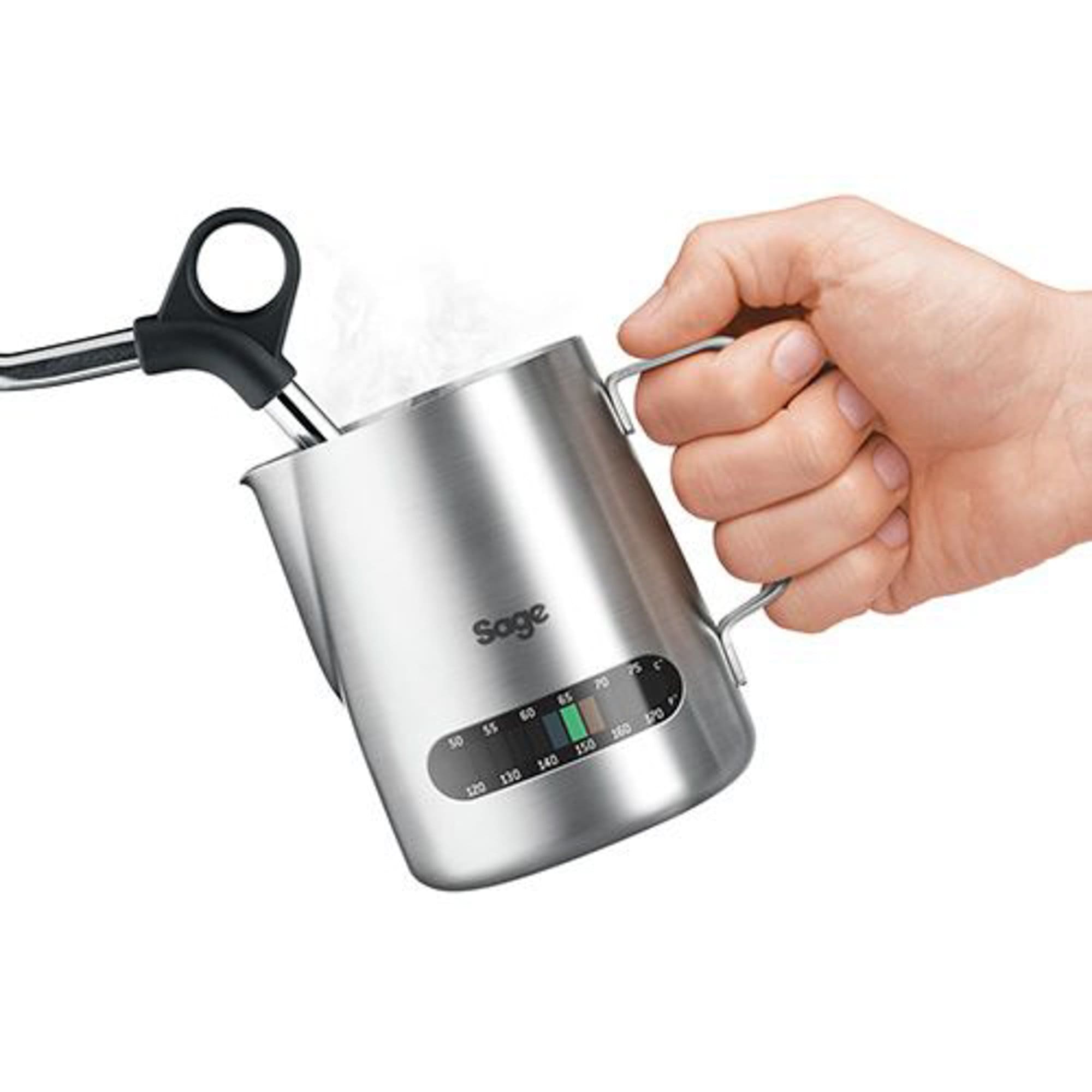 Sage Kafijas pagatavošanas rīki SAGE piena kanniņa ar termometru