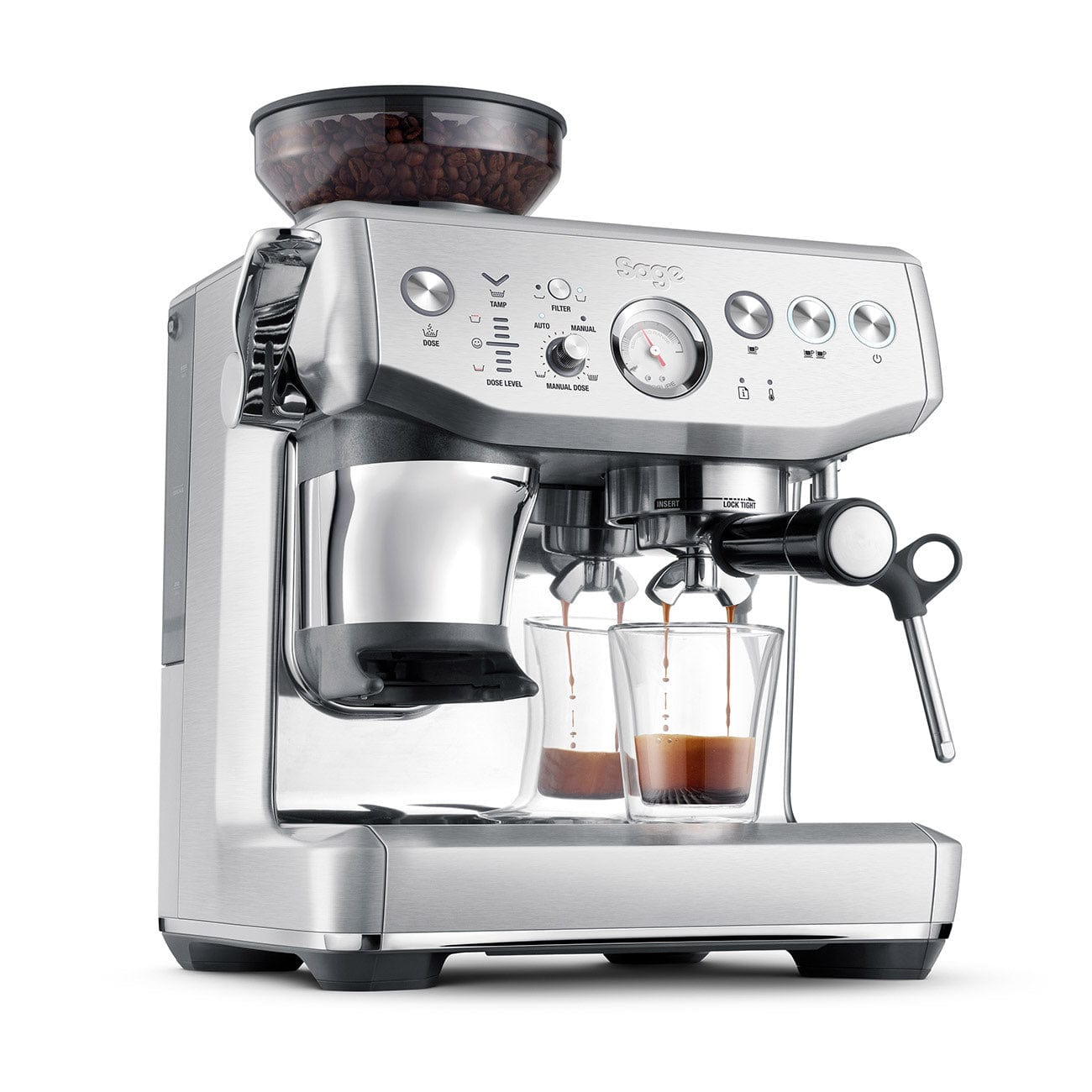 Sage Pupiņu automāti Kafijas automāts Sage Barista Express Impress, SES876BSS