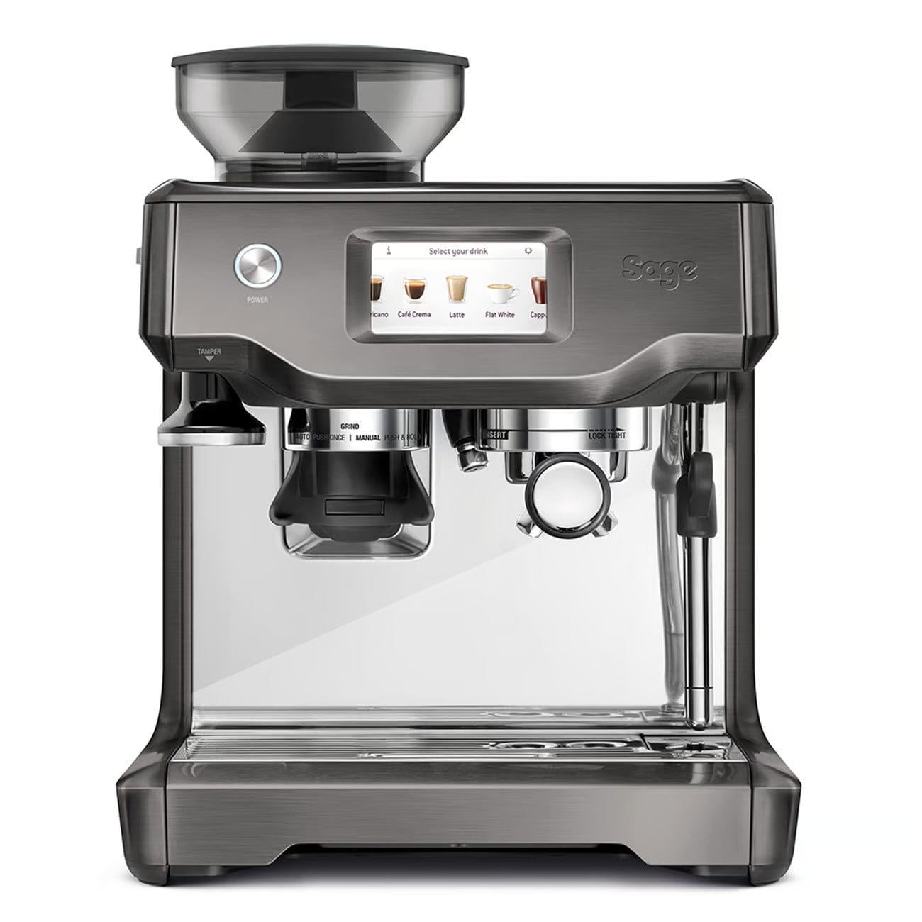 Sage Pupiņu automāti Tumši pelēks Kafijas automāts Sage - Stollar, the Barista Touch, SES880BSS