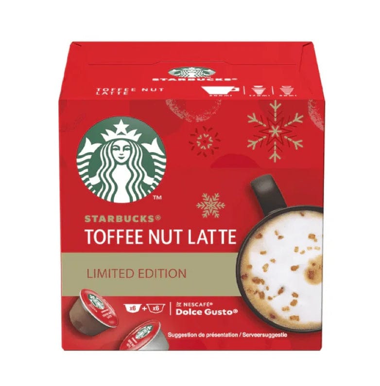 Starbucks Kapsulas Kafijas kapsulas Starbucks Dolce Gusto Toffee Nut Latte, 12gb