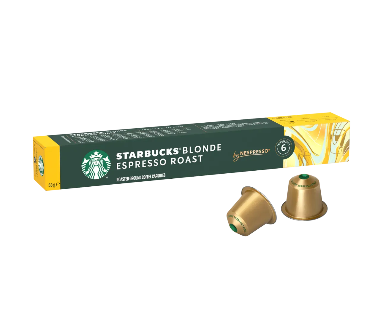 Starbucks Kapsulas Kafijas kapsulas Starbucks Nespresso Blonde, 10gb