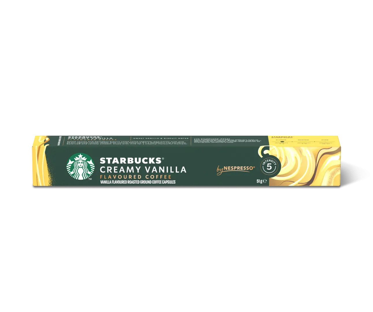 Starbucks Kapsulas Kafijas kapsulas Starbucks Nespresso Creamy Vanilla, 10gb