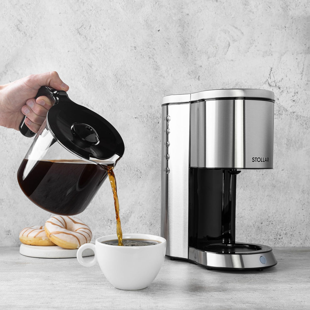 Stollar Maltās/filtra kafijas automāti Filtra kafijas automāts Stollar, The Drip Café SKA720