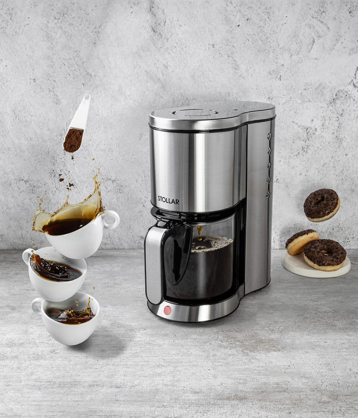 Stollar Maltās/filtra kafijas automāti Filtra kafijas automāts Stollar, The Drip Café SKA720