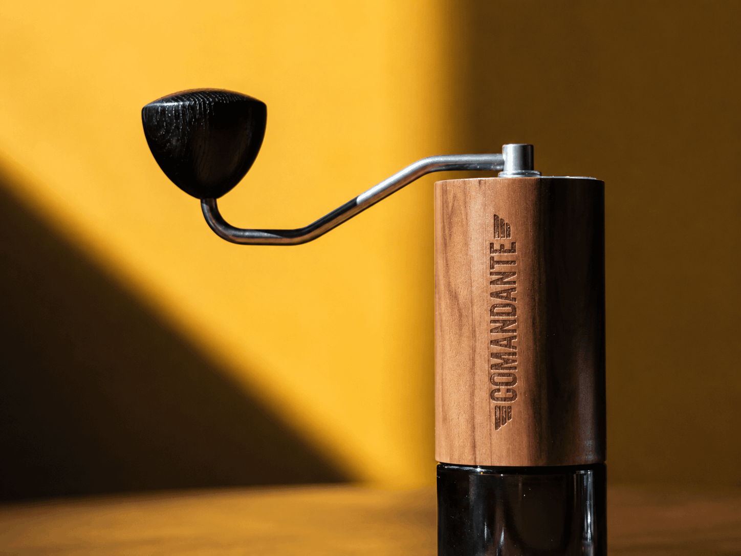 Comandante manual grinder for specialty coffee
