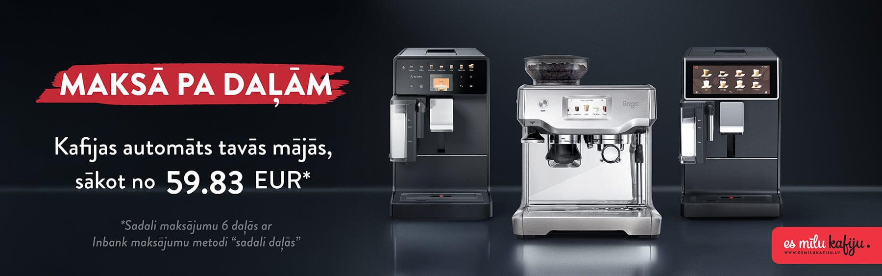 Pērc kafijas automātu