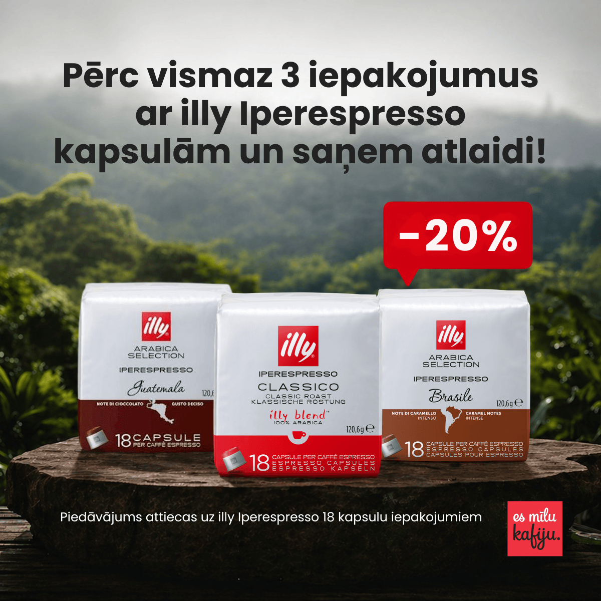 Akcija illy kapsulām