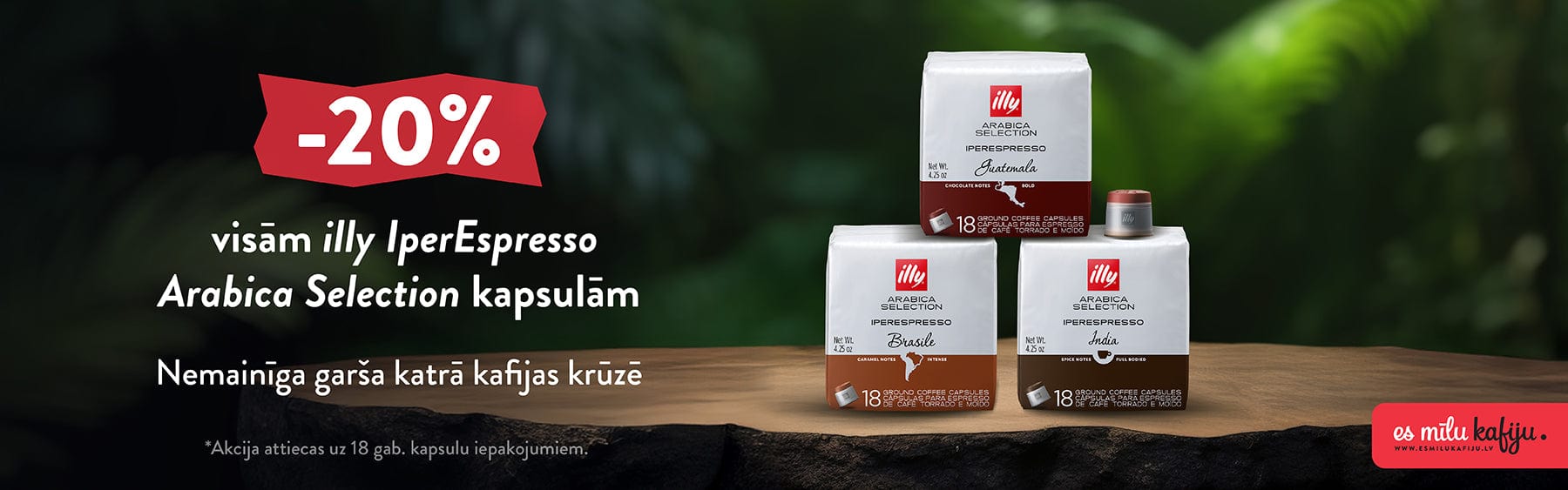 illy iperespresso Arabica Selection kafijas kapsulas