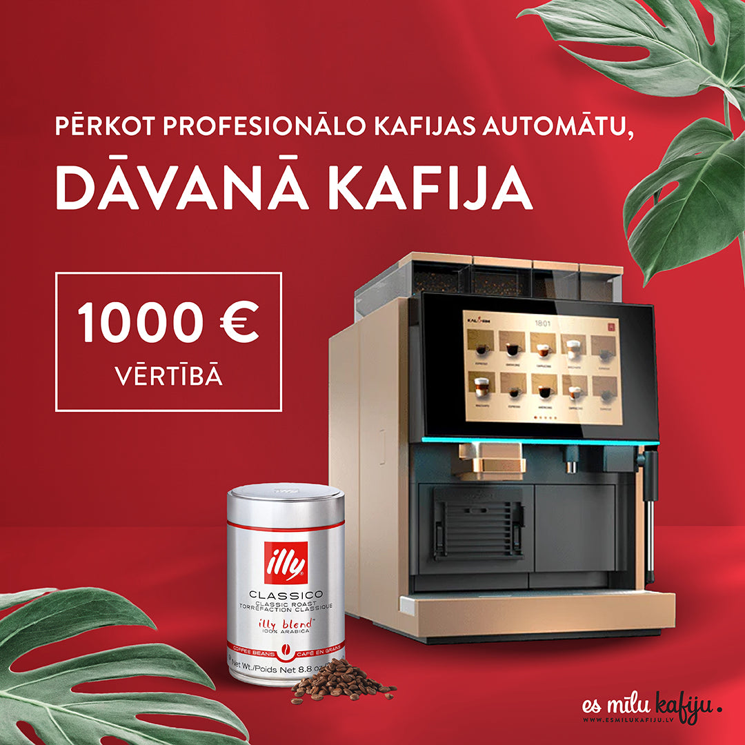 Kalerm kafijas automāts - dāvanā 1000 eur