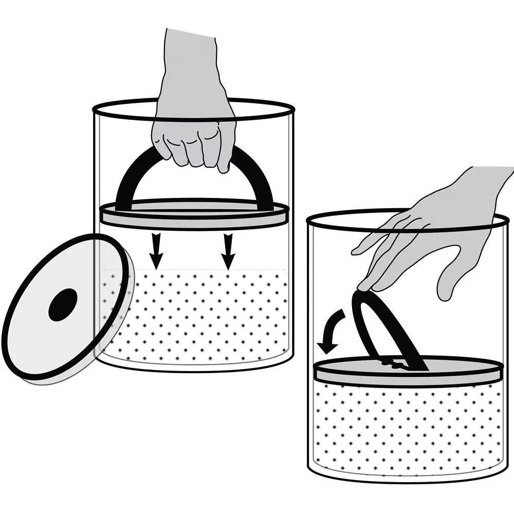 Airscape Citi Airscape kafijas uzglabāšanas trauks, vakuuma, melns 0.25L