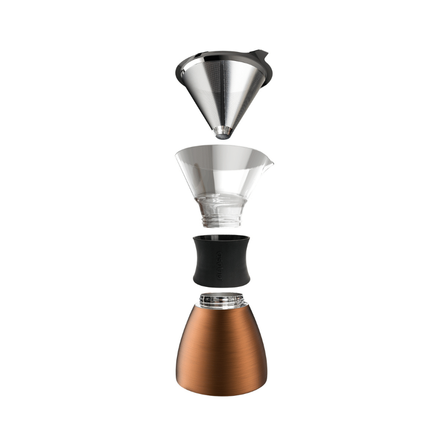 Asobu Kafijas pagatavošanas rīki Asobu Pour Over brūvrīks, sarkans, 1L