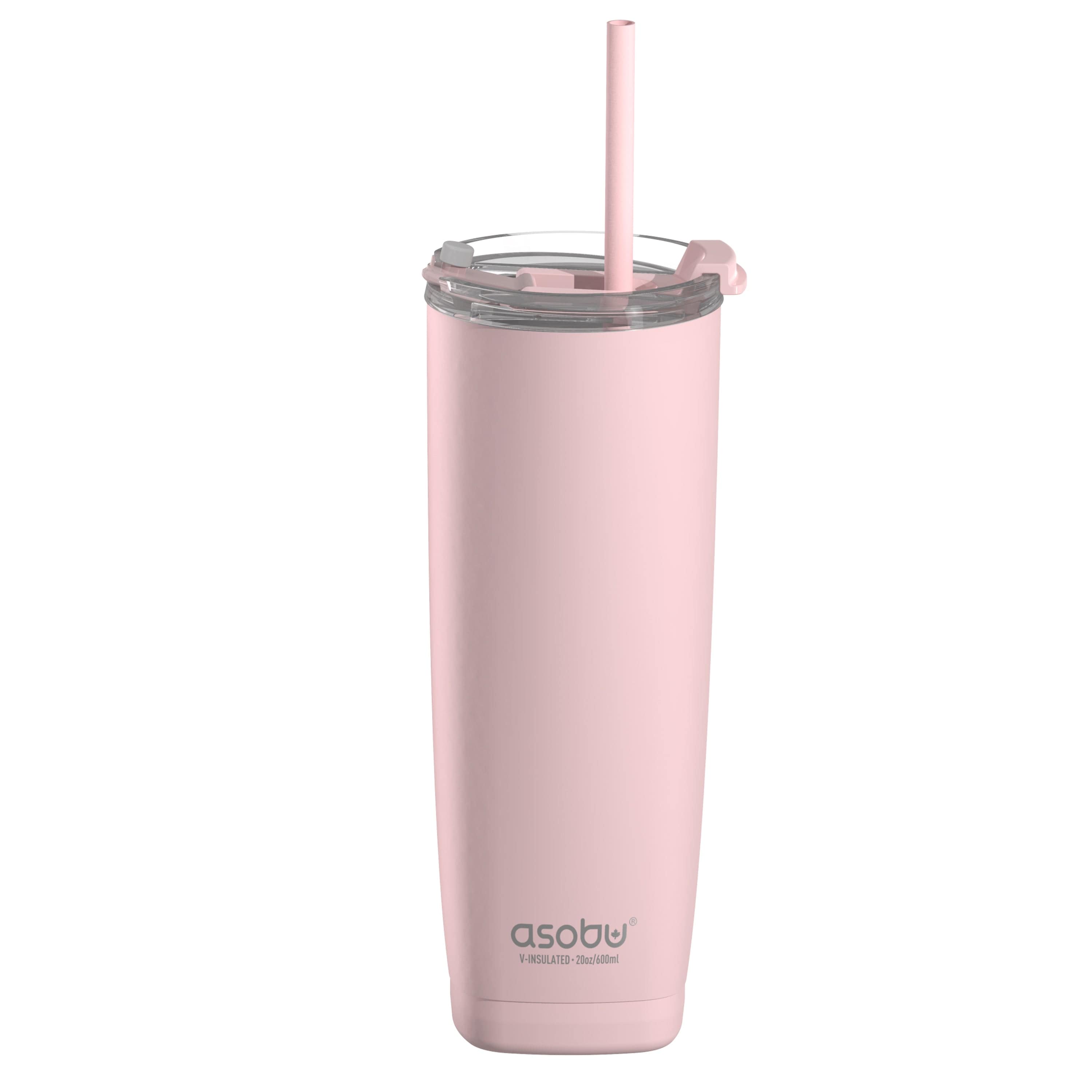 Asobu Trauki Rozā Asobu Aqualina termo glāze, 600ml, BF23 rozā