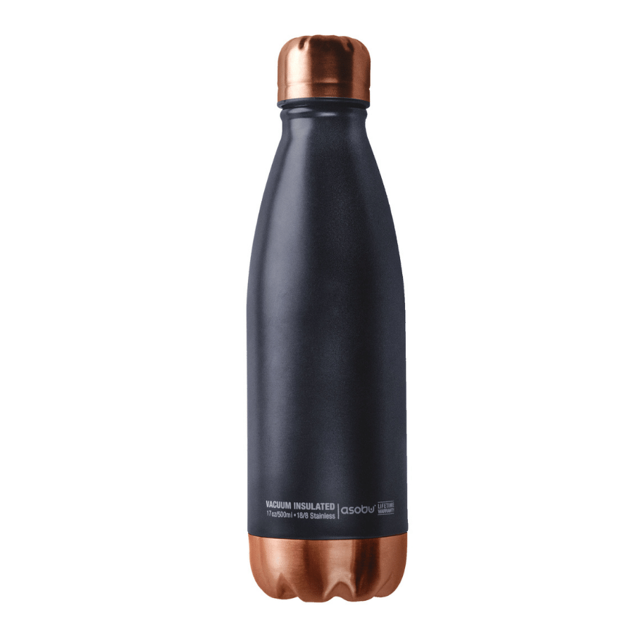Asobu Trauki Melna/vara Asobu Central Park Travel termopudele 510ml, balta/sudraba