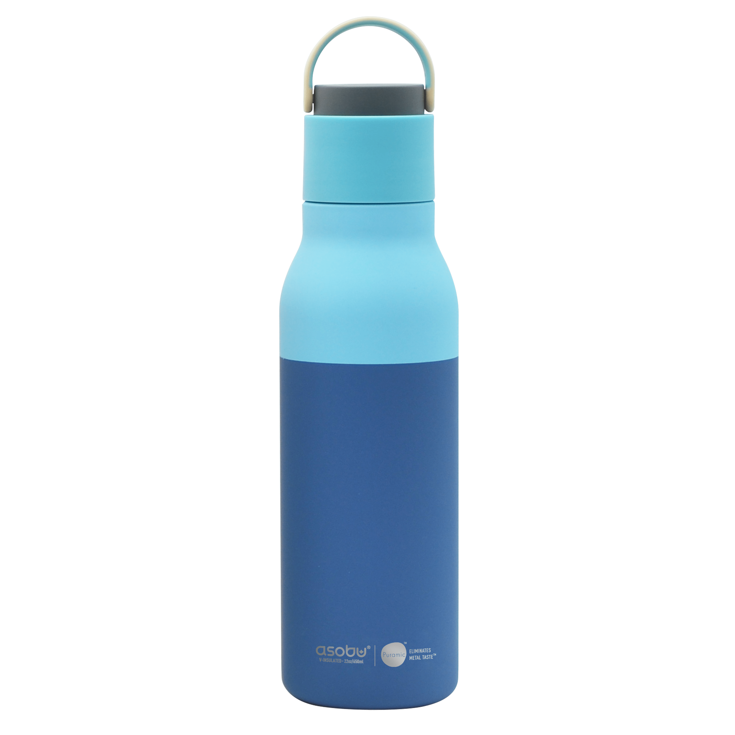 Asobu Trauki Pasteļu zila Termopudele Asobu Metro, 650ml, SBV34 zilpelēka
