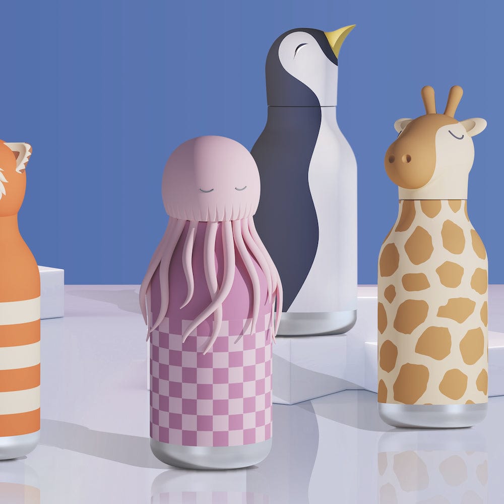 Asobu Trauki Termopudele bērniem Asobu Bestie, 460ml, JELLY FISH