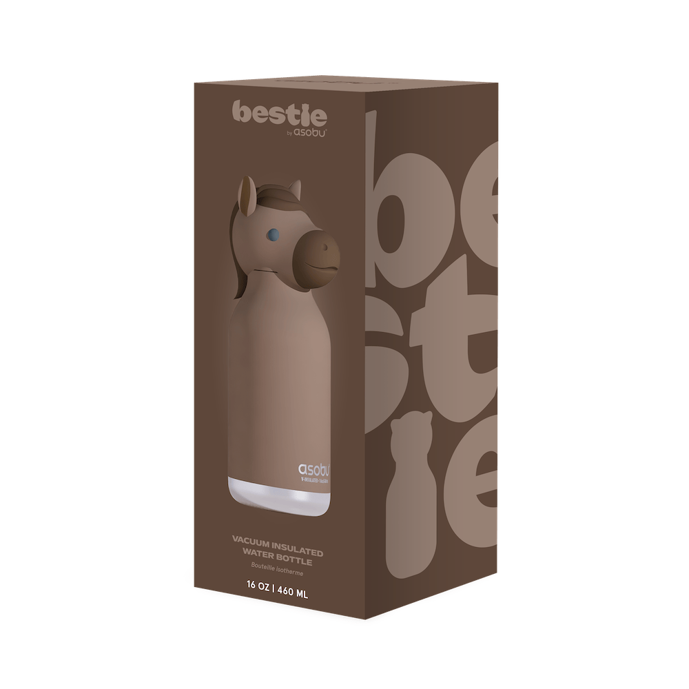 Asobu Trauki Termopudele bērniem Asobu Bestie, 460ml, SBV44 HORSE