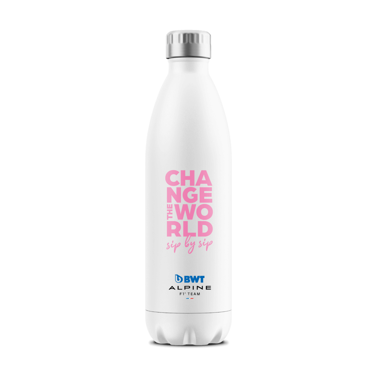 Asobu Trauki Balta Termopudele BWT Climate Bottle, 500ml rozā