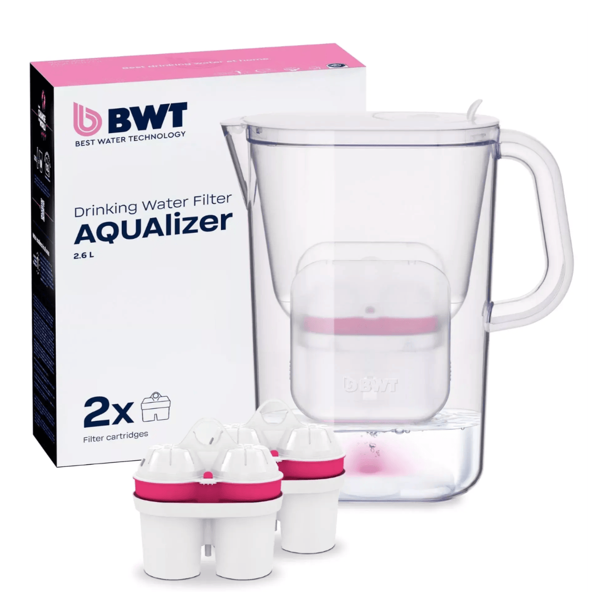 BWT Ūdens filtri Ūdens filtra krūze VIDA BWT 2.6L ar gaismas indikatoru