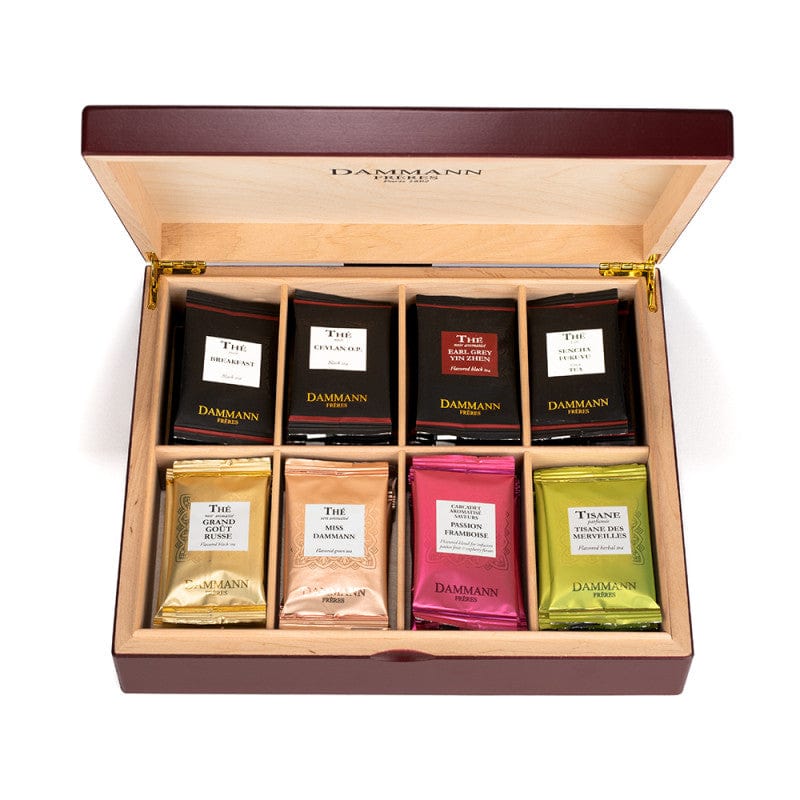 Dammann Dāvanu komplekti Tējas kaste Coffret 48 Bordeaux (tukša)